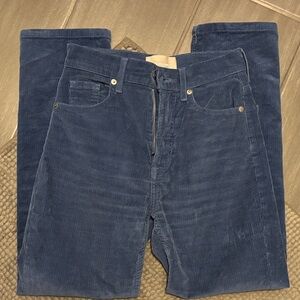 Everlane Corduroy Pants in Blue